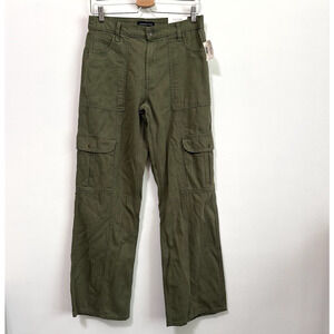 Aeropostale Aero Utility Cargo Pants S Olive Army Green Trendy Casual Cotton NEW